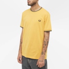 Fred Perry Authentic Men's Twin Tipped T-Shirt in Golden Hour