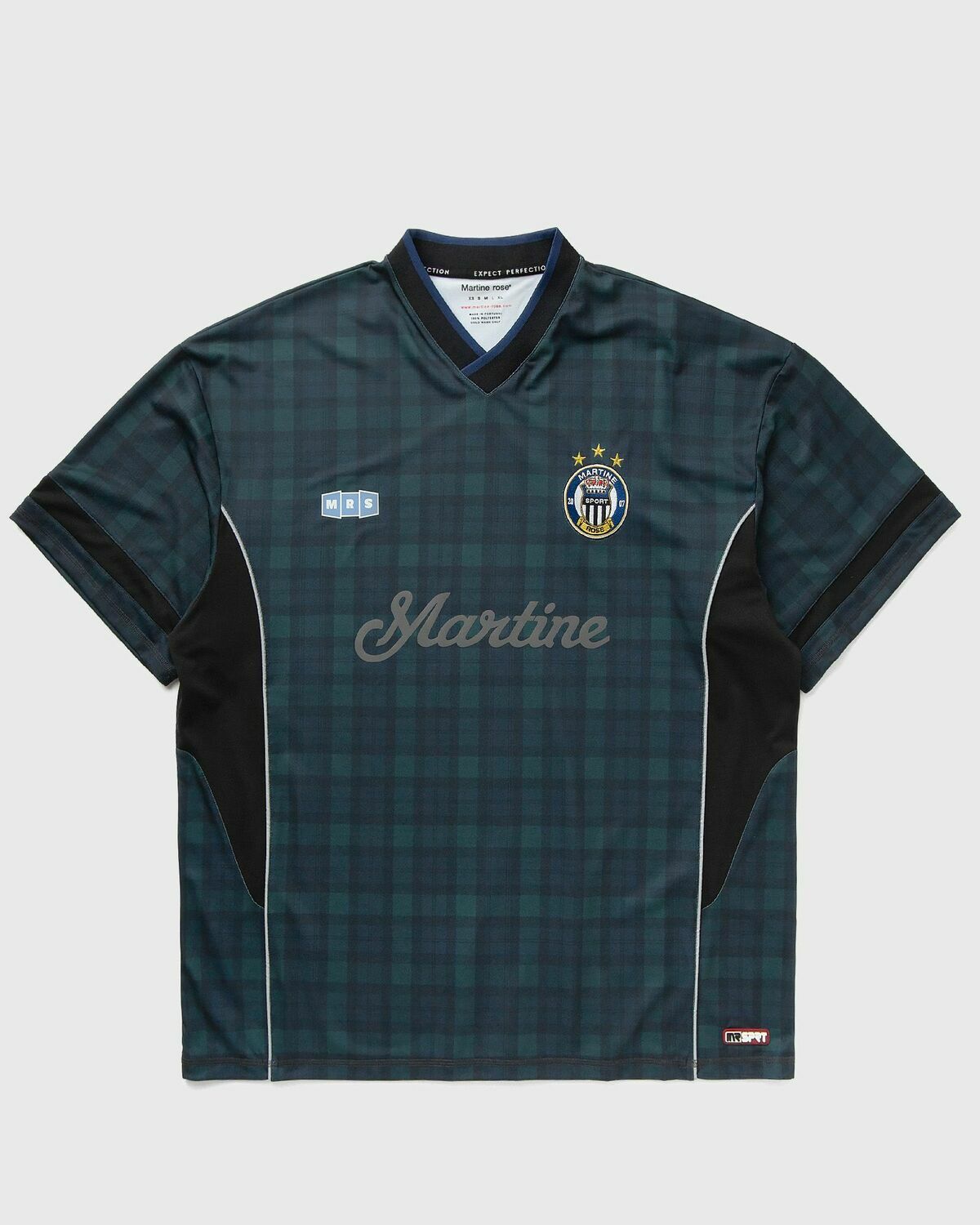Martine Rose FOOTBALL SHIRT Black Mens Jersey