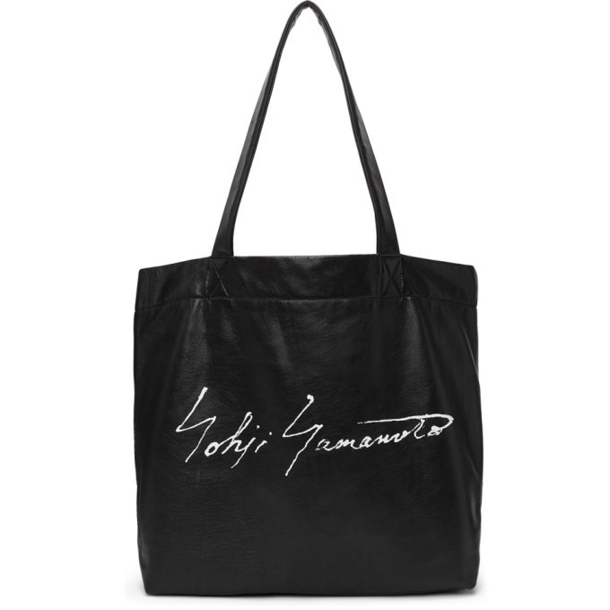 Photo: Yohji Yamamoto Black discord Logo Tote