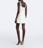 Simkhai Ziva embellished crêpe minidress