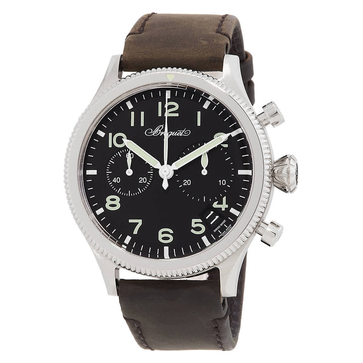 Photo: Breguet Type 20 Chronograph Automatic Black Dial Mens Watch 2057ST/92/3WU