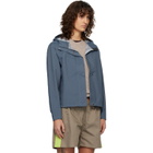 The North Face Blue Voyage Rain 3L Hooded Rain Jacket