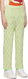 Robyn Lynch Green Wavy Trousers