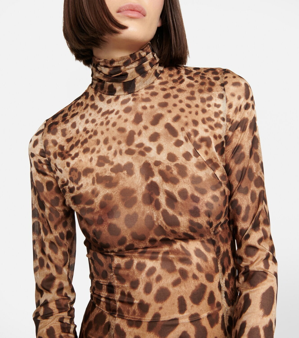 Dolce&Gabbana - x Kim leopard-print silk-blend jumpsuit