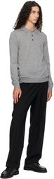 Lanvin Gray Classic Polo