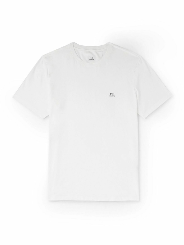 Photo: C.P. Company - Logo-Print Cotton-Jersey T-Shirt - White