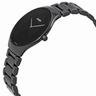 Rado True Thinline Black Ceramic Mens Watch R27741182