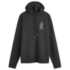 Maison Kitsuné Men's Café Kitsuné Coffee Cup Hoodie in Black
