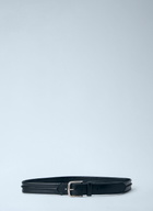Dries Van Noten Embossead Seam Leather Belt