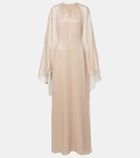 Tom Ford Caped satin gown