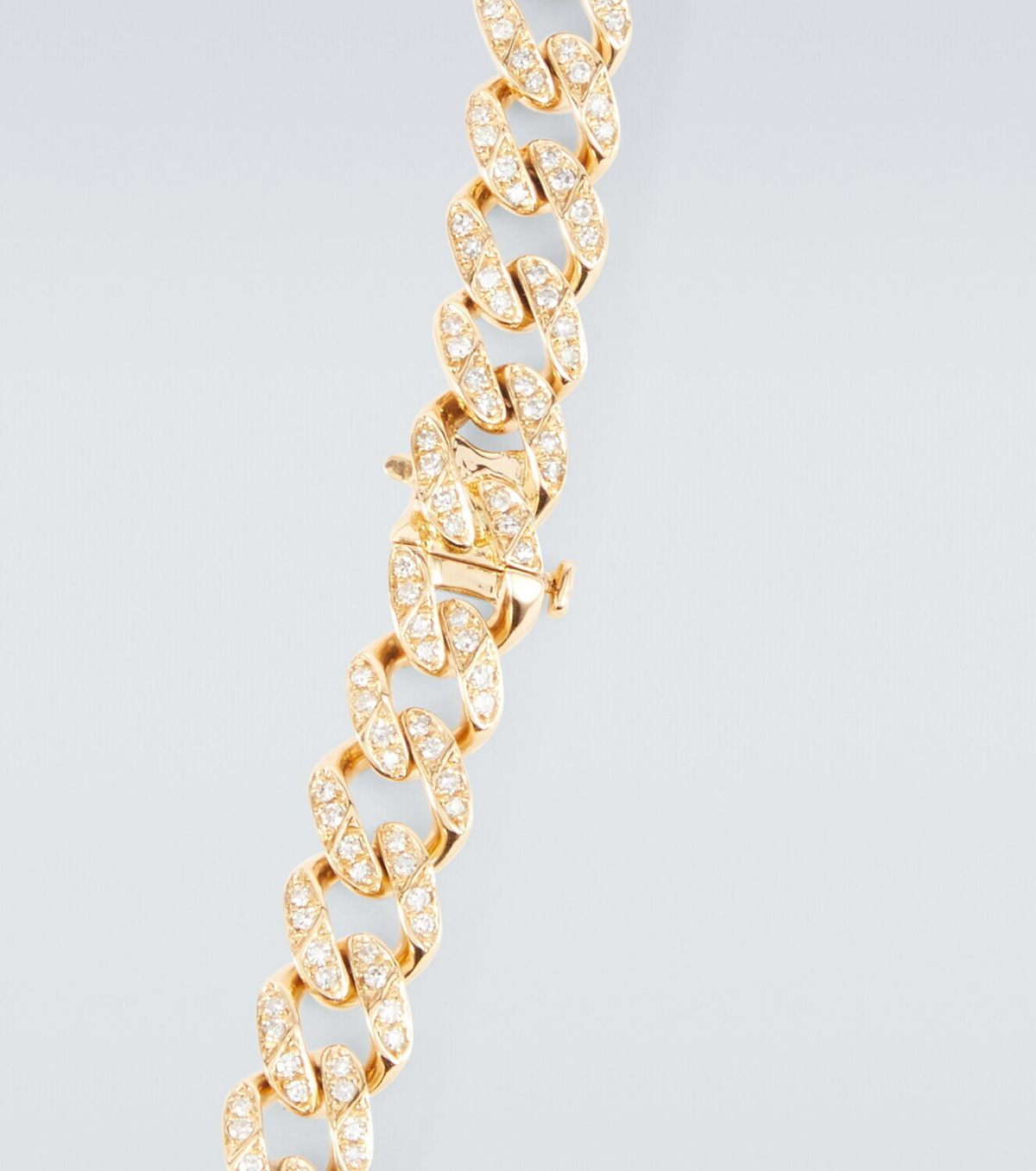 Shay Jewelry 18t gold chainlink bracelet with diamonds