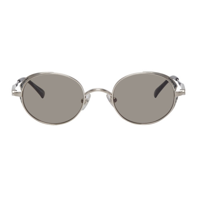 Photo: Matsuda Silver Brushed M3016 Sunglasses