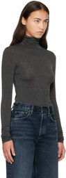 AGOLDE Gray Pascale Turtleneck