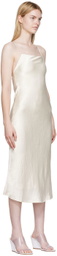 THIRD FORM Off-White Crush Midi Dress