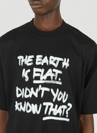 Flat Earth T-Shirt in Black