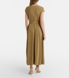 Max Mara Feluca keyhole belted maxi dress