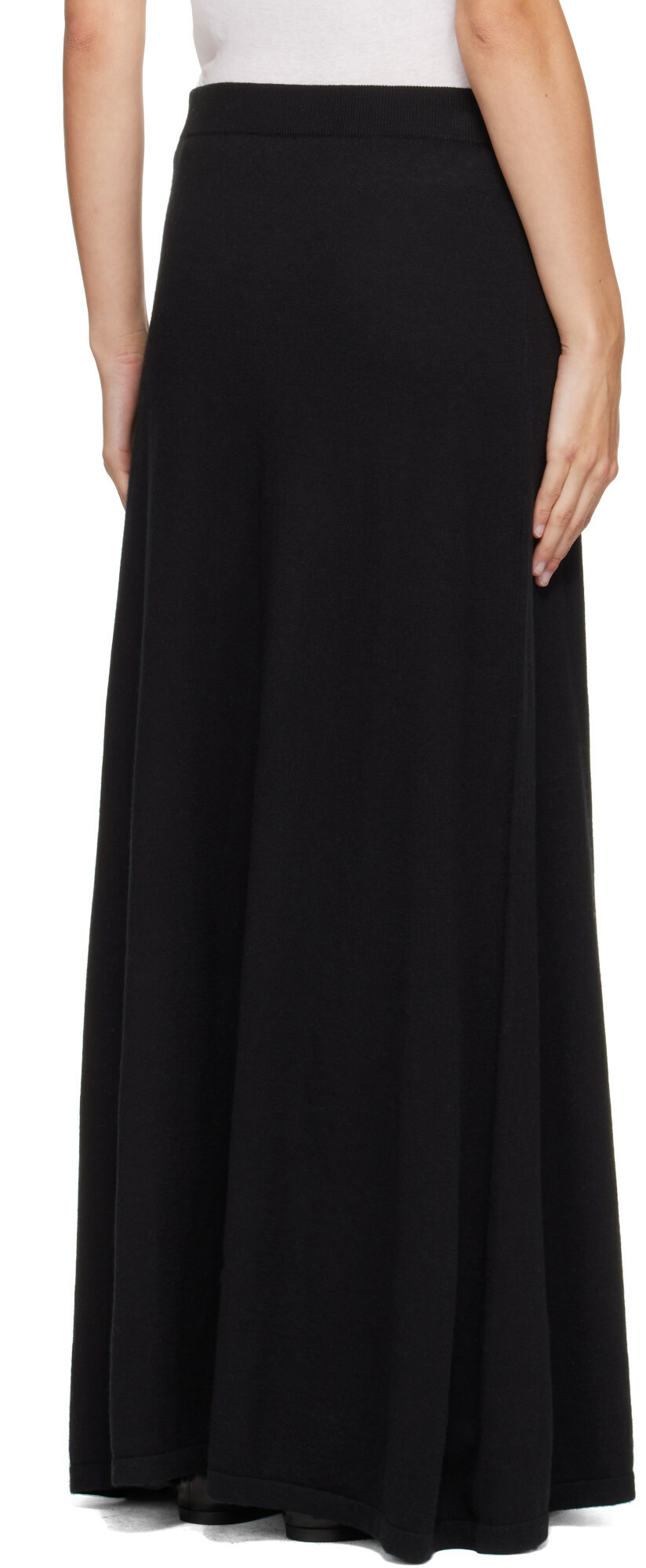 LISA YANG Black Adrienne Maxi Skirt