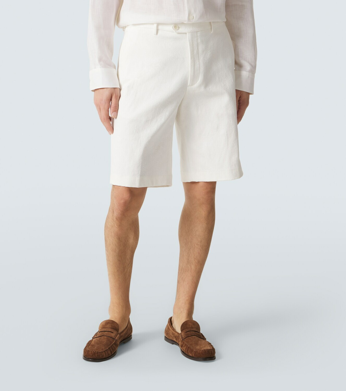 Etro Cotton-blend Bermuda shorts