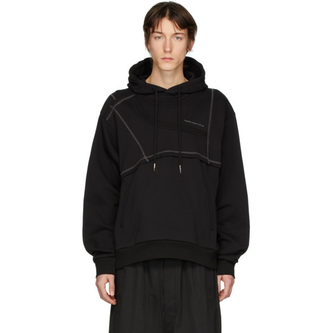 Photo: Feng Chen Wang Black Panelled Hoodie