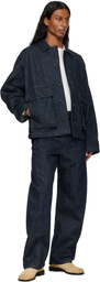 LEMAIRE Indigo Boxy Denim Jacket