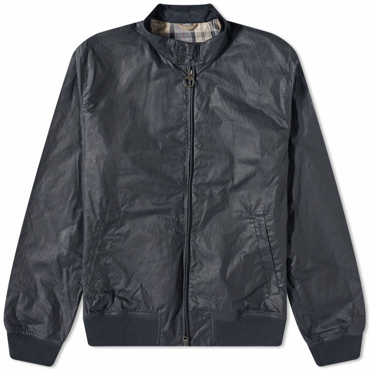 Photo: Barbour Men's Lightweight Royston Wax Jacket in Royal Navy