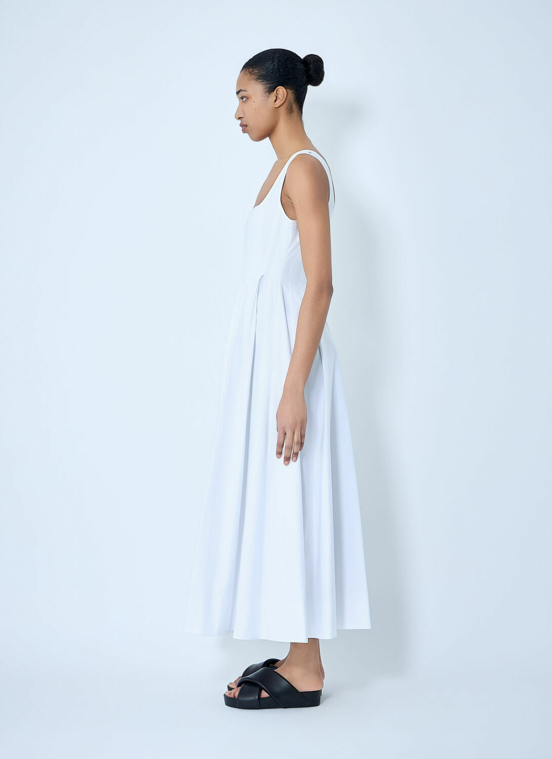 Sportmax Square Neck Sleeveless Dress