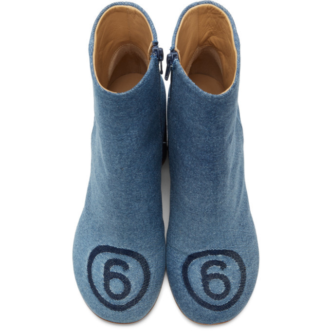 mm6 denim boots