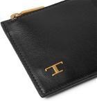 Tod's - Logo-Appliquéd Leather Cardholder - Black