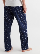 Derek Rose - Printed Cotton Pyjama Trousers - Blue