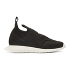 Rick Owens Drkshdw Black New Runner Slip-On Sneakers