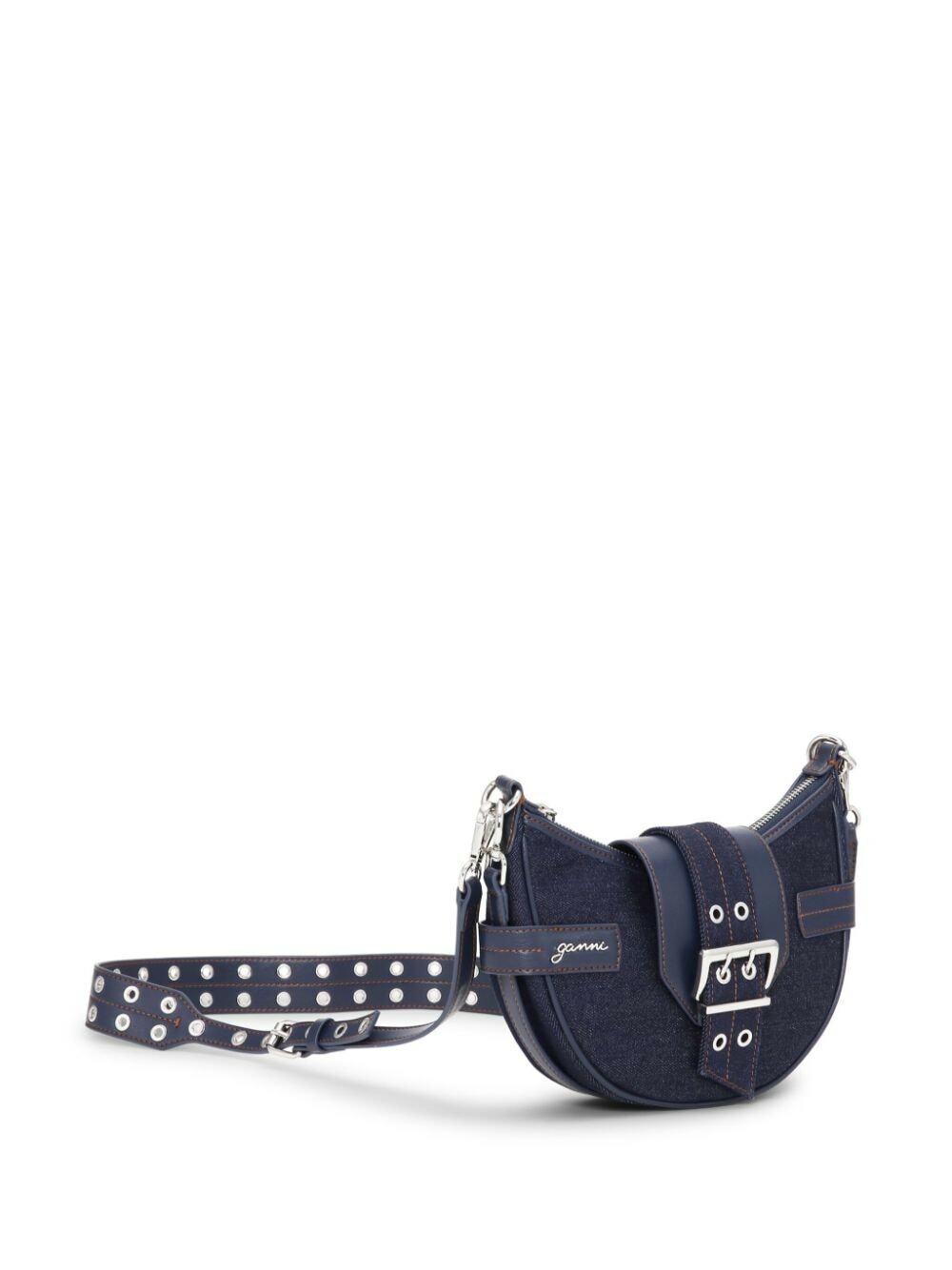 【関税＆送料込み】Ganni Bucky Polochon Small Crossbody Black Black Small Bucky Crossbody Bag | GANNI US