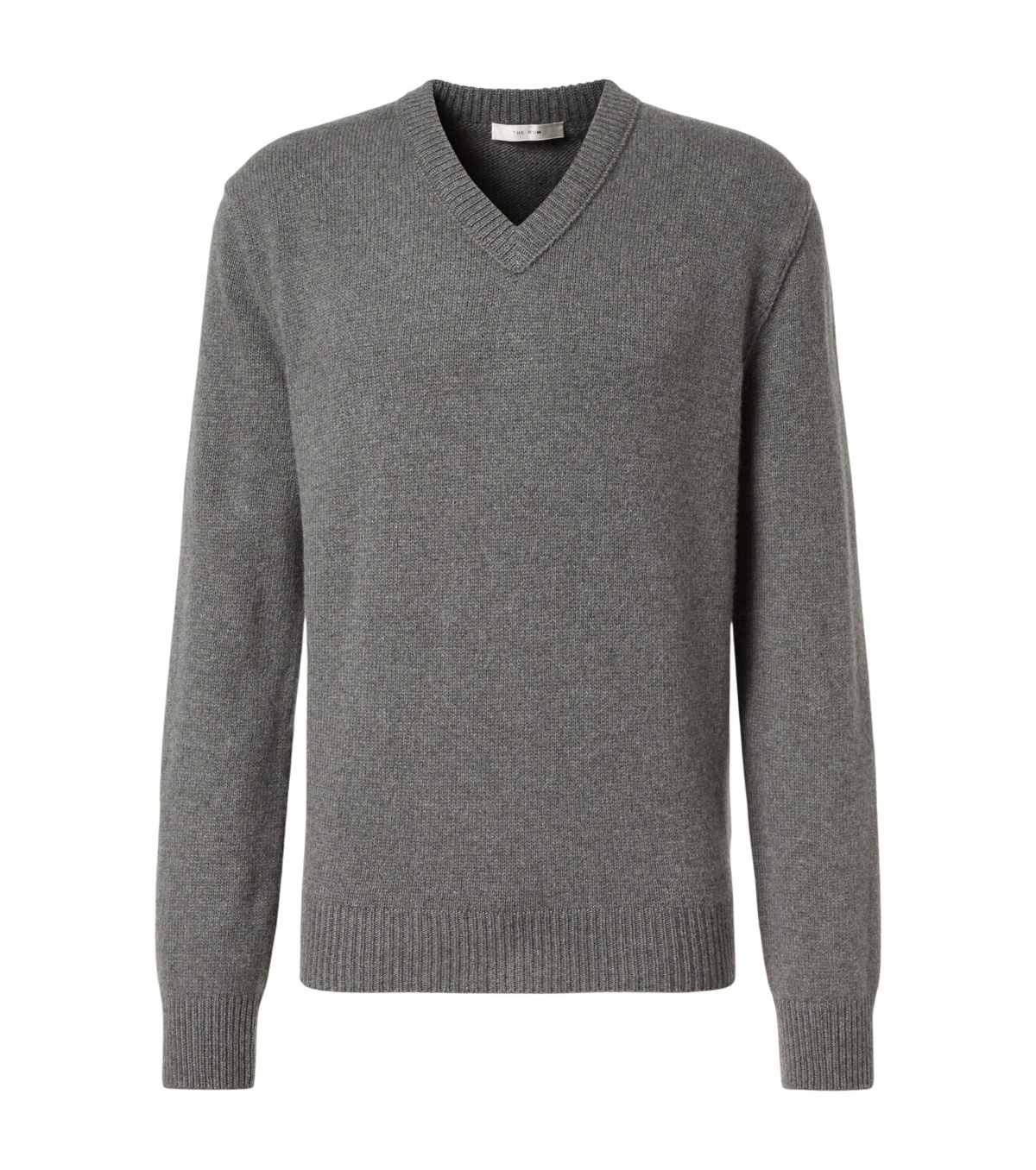 THE ROW Daniel Roll Neck Heather Grey L