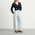 RIXO Women's Merinda Embellished Cardigan in Deep Navy