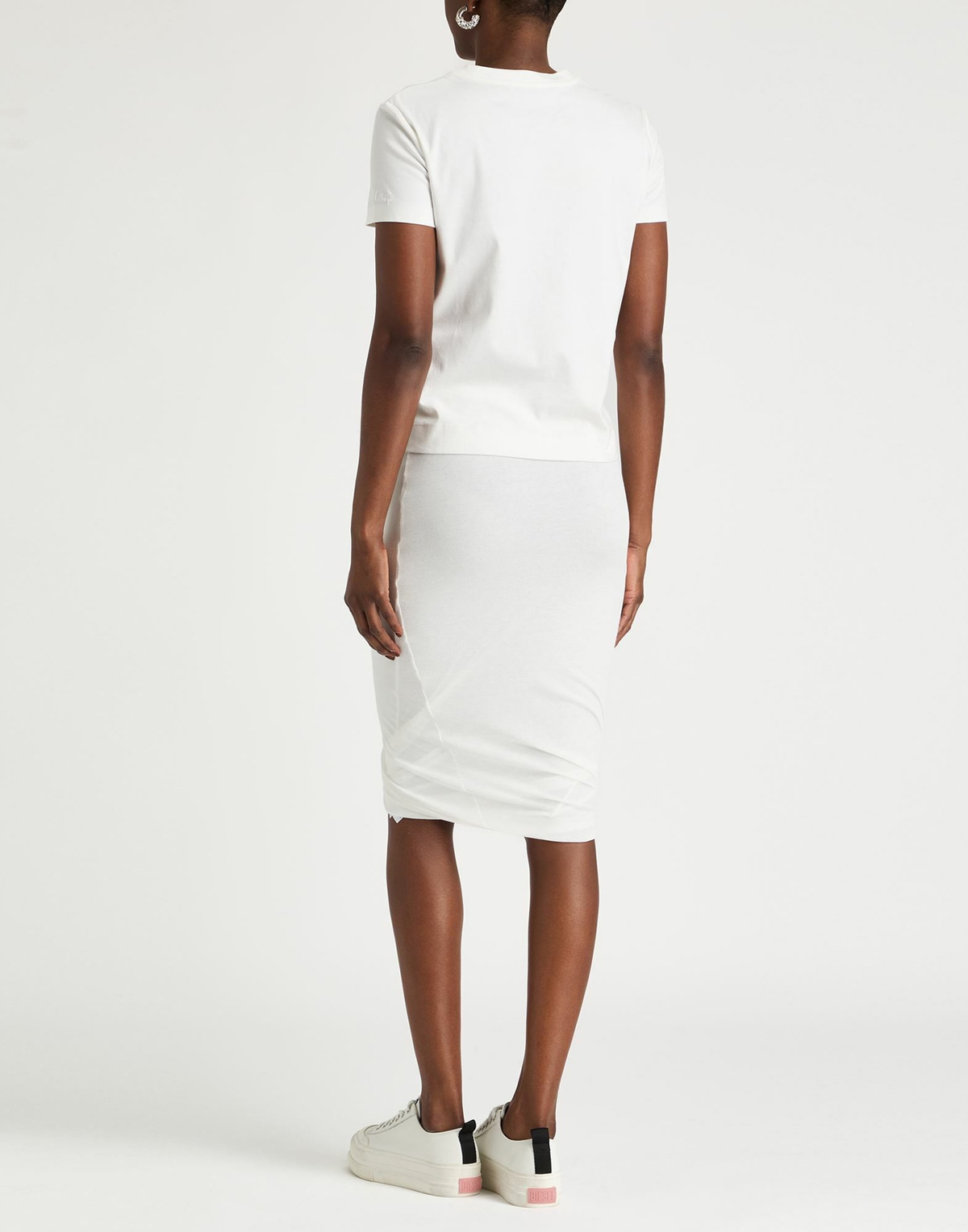 Jil Sander Womens Midi skirt in White