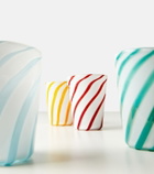 Bitossi Set of 4 striped glasses
