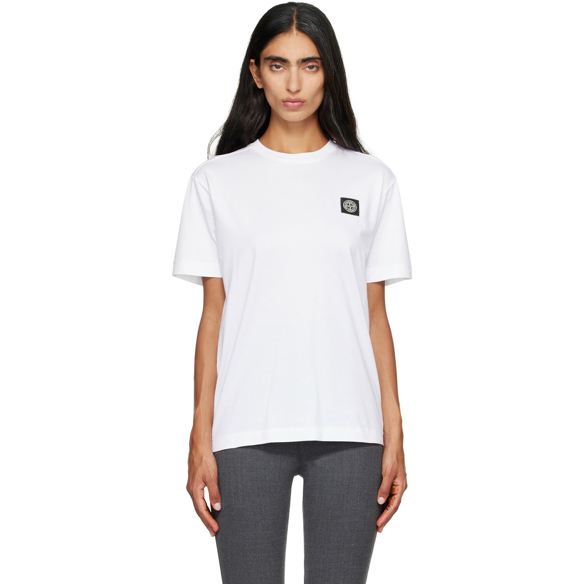 Stone Island White 2100027 60/2 Cotton Jersey T-shirt