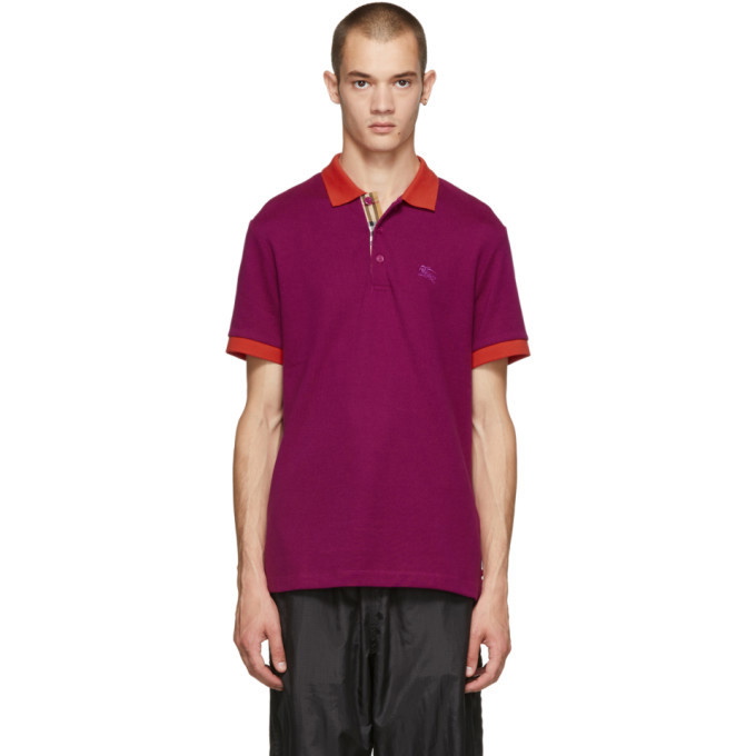 Burberry Pink Hartford Polo Burberry