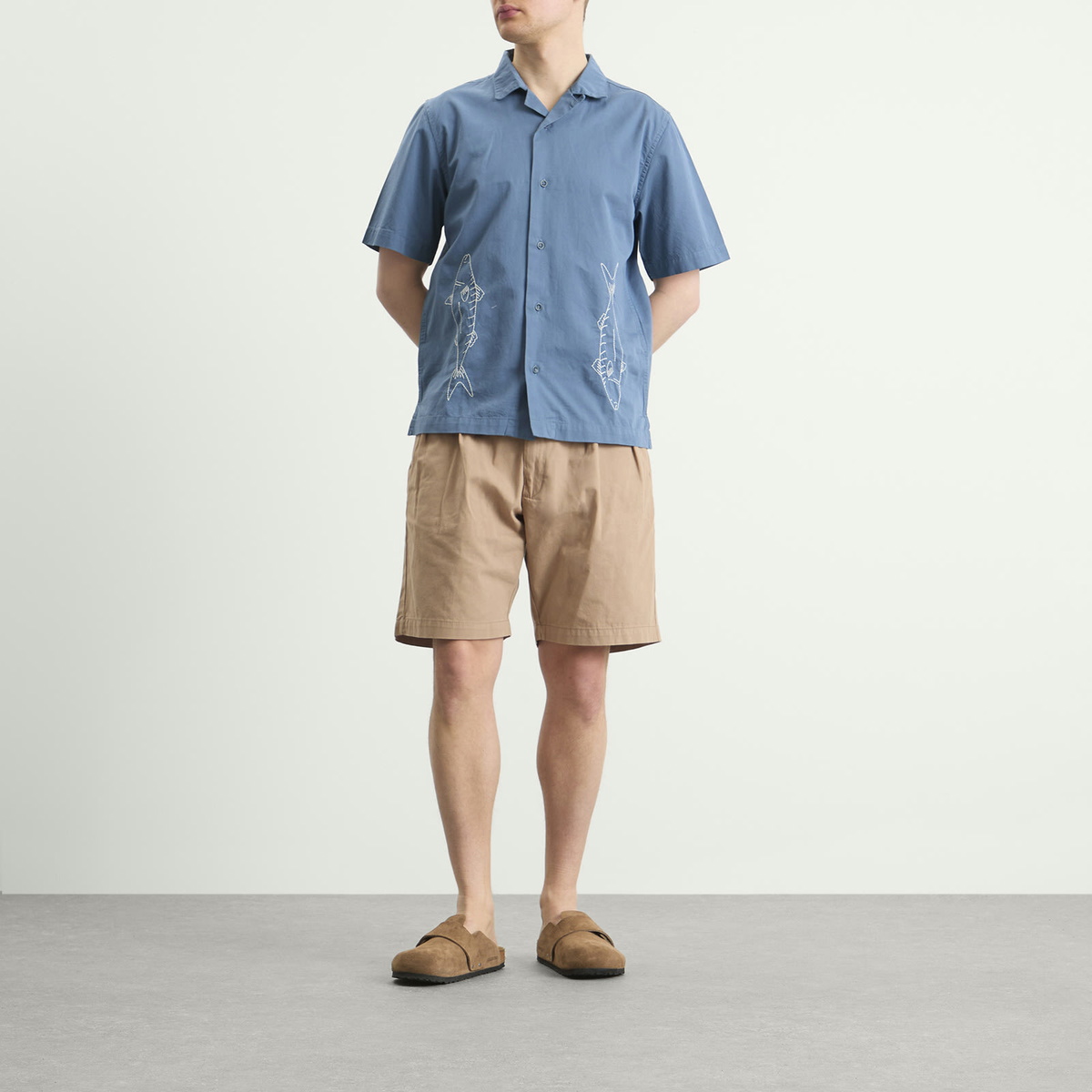 Service Works Men's Mackerel Shirt in Slate