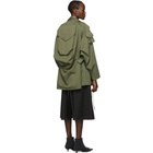 Loewe Khaki Patch Pocket Military Parka
