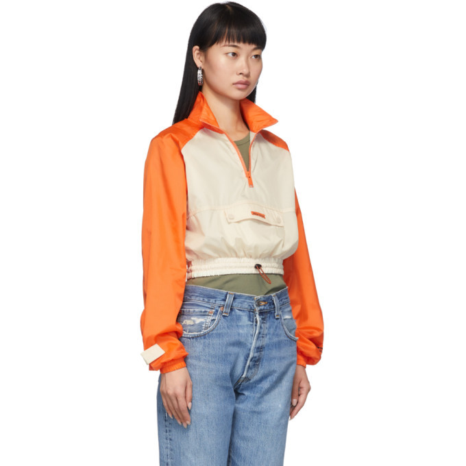 Heron preston orange on sale windbreaker