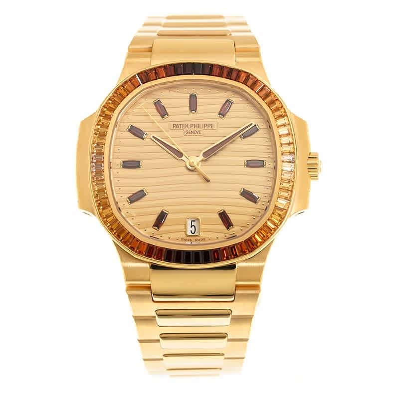 Patek Philippe Nautilus Rose Gold Automatic Rose Dial Ladies Watch 7118-1300R-001