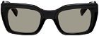 UNDERCOVER Black Rectangular Sunglasses