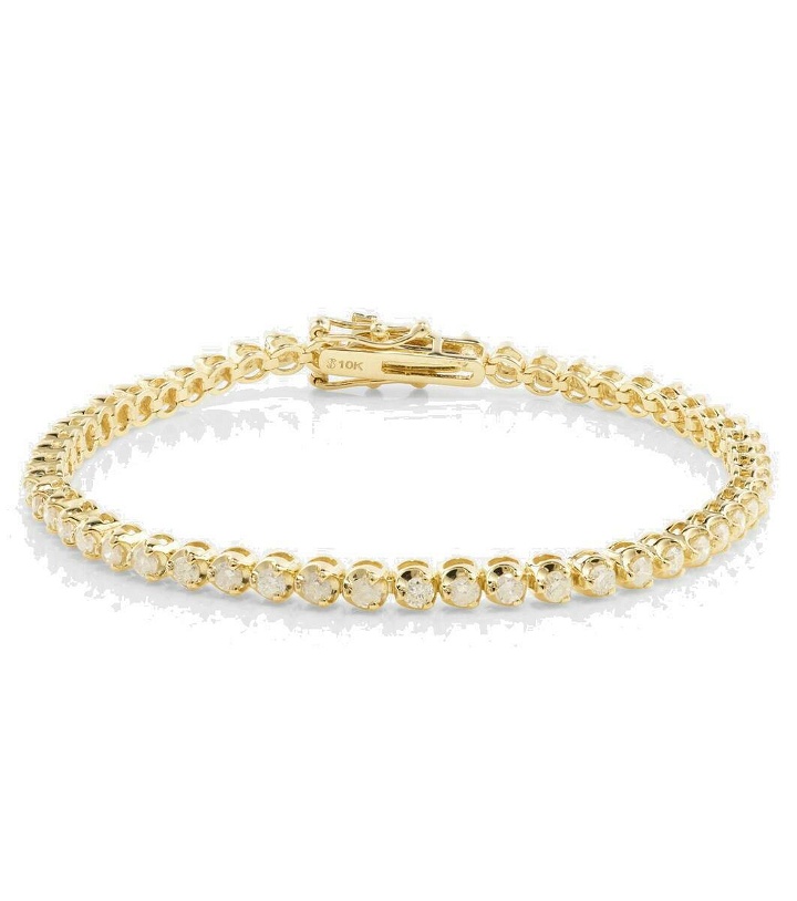 Photo: Stone and Strand Noble 10kt gold bracelet with diamonds