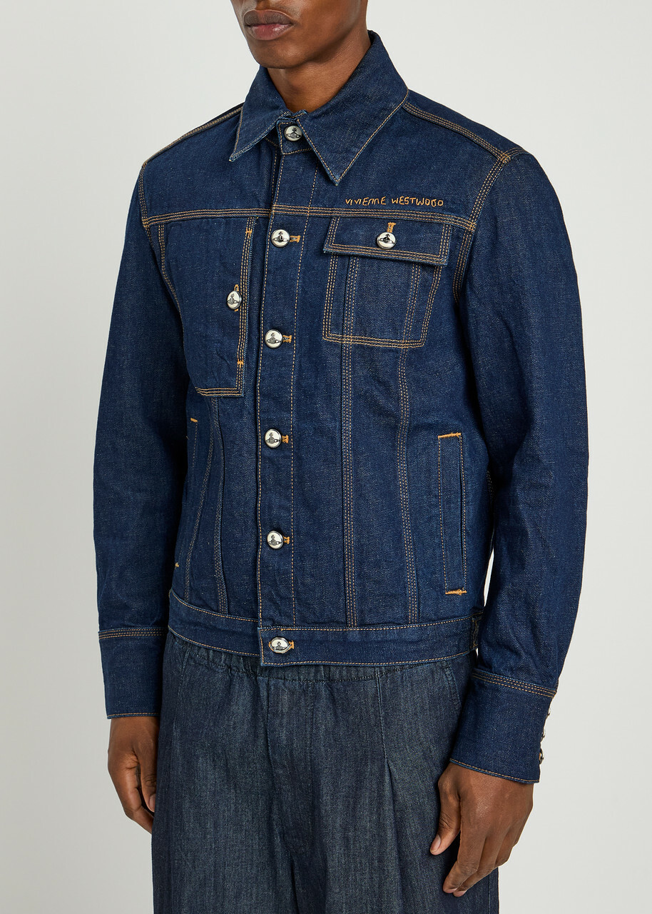 Vivienne Westwood Worker Denim Jacket Indigo Vivienne Westwood