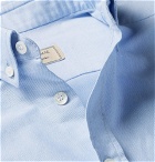 Maison Kitsuné - Slim-Fit Button-Down Collar Cotton Oxford Shirt - Blue