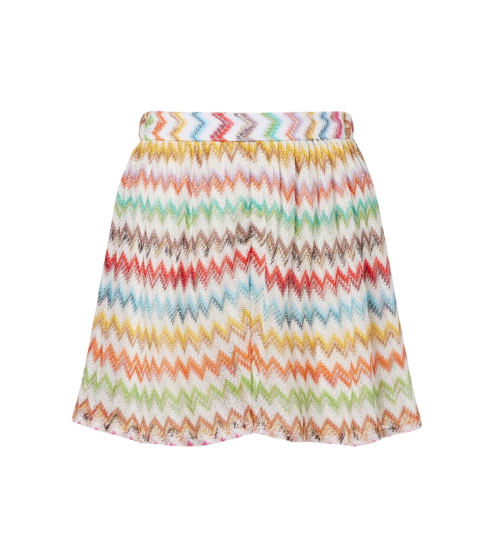 Photo: Missoni Zigzag lamé shorts