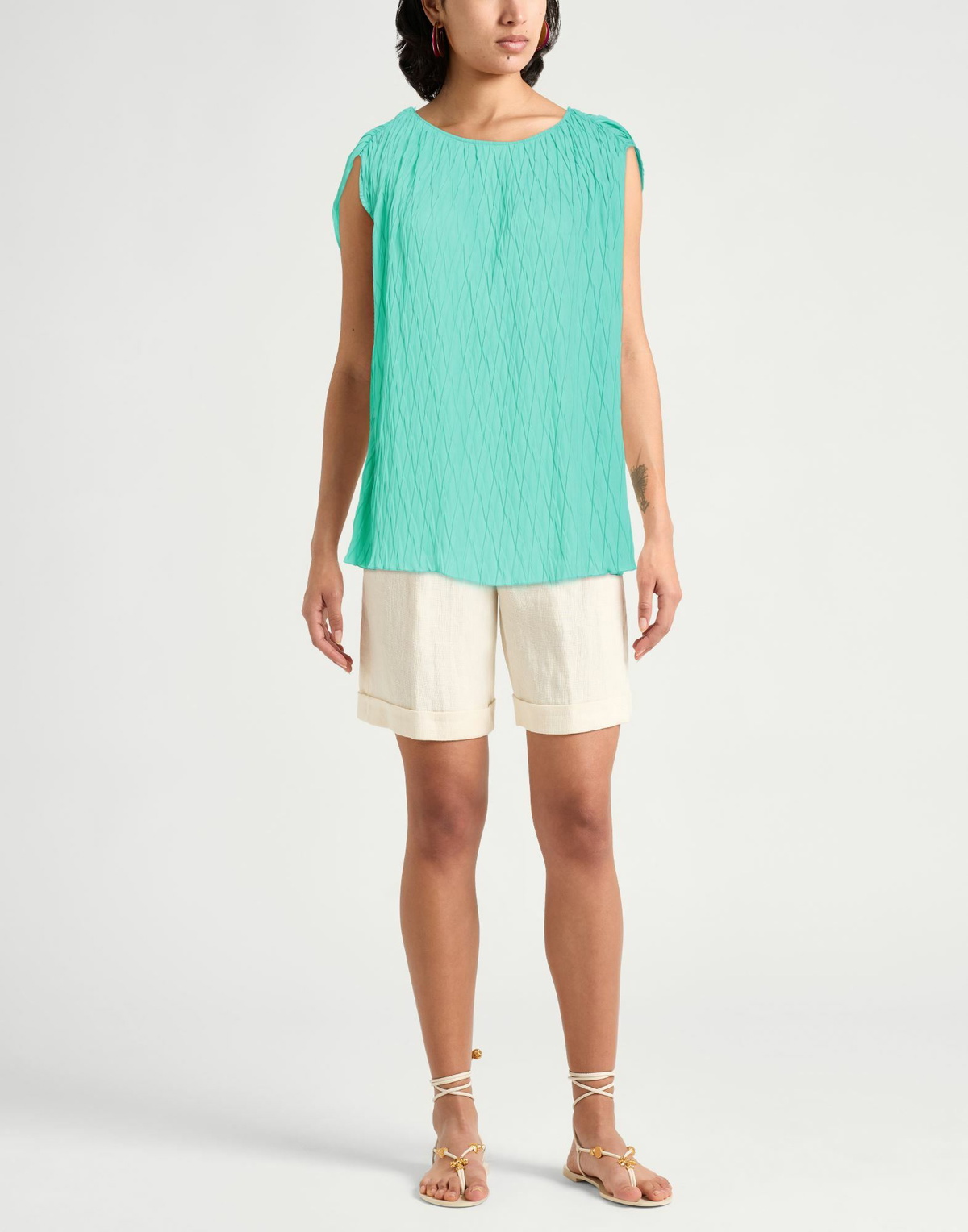 Jijil Womens Top in Green