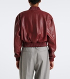 Arma Hannah leather bomber jacket
