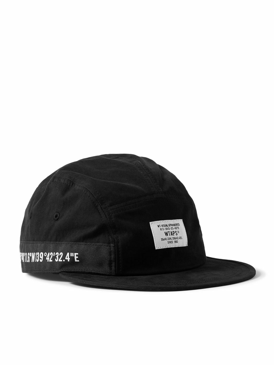 WTAPS Men's T-5 01 Logo WUT Cap in Charcoal WTAPS