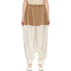 Loewe Beige and Off-White Balloon Trousers